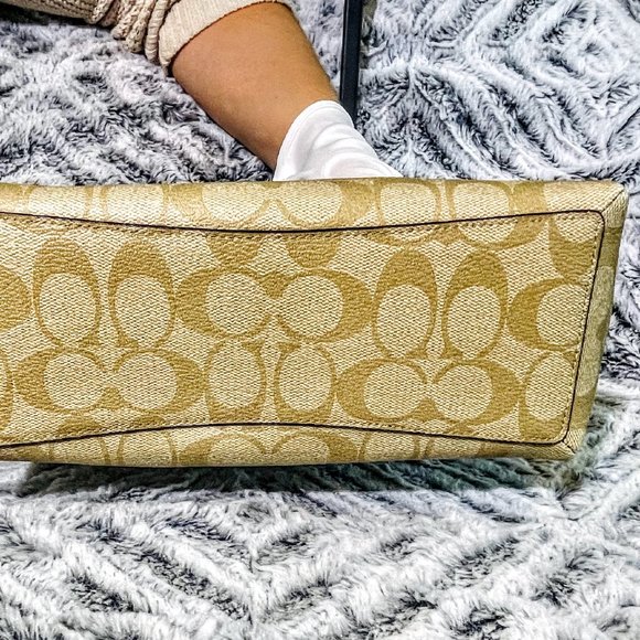 NWT - COACH MINI SAGE CARRYALL IN SIGNATURE CANVAS (F29434) - Picture 8 of 13